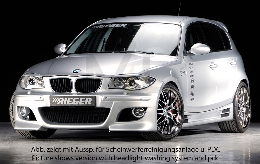 Rieger 00035015 BMW 1 Series E87 Front Bumper 2 | ML Performance EU Car Parts