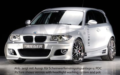 Rieger 00035015 BMW 1 Series E87 Front Bumper 2 | ML Performance EU Car Parts