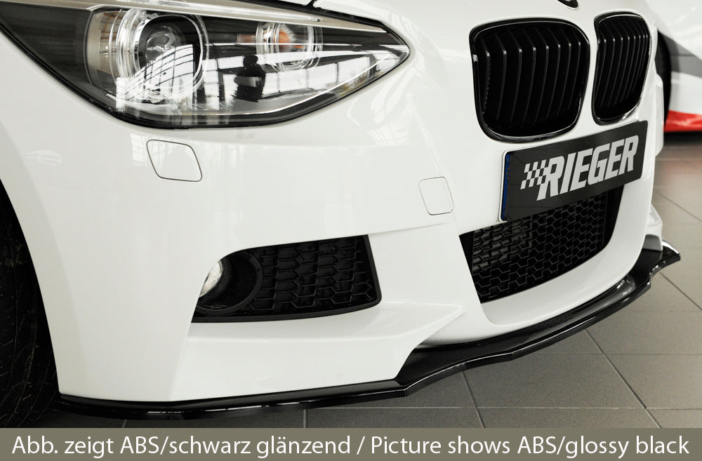 Rieger 00035050 BMW F20 F21 Front Splitter 7 |ML Performance EU Car Parts