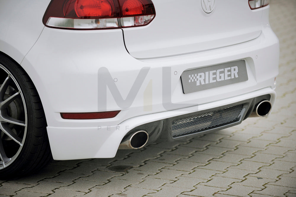 Rieger 00099124 VW Mk6 Golf Rear Diffuser (GTI & GTD) 1 | ML Performance EU Car Parts