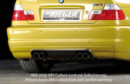 Rieger 00099519 BMW E46 Rear Diffuser 1 |ML Performance EU Car Parts