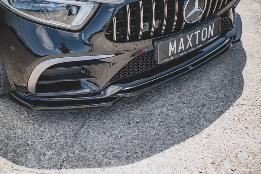 Maxton Design Mercedes Benz CLS-Class C257 AMG-Line Front Splitter V.1