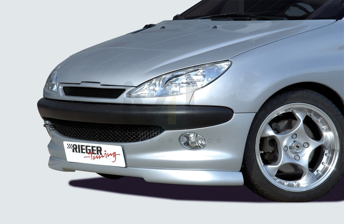 Rieger 00052217 Peugeot 206 Front Splitter 1 | ML Performance EU Car Parts
