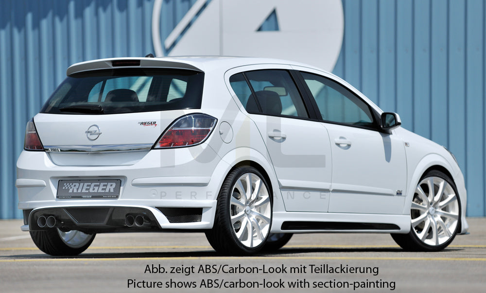 Rieger 00051265 Opel Astra H Side Skirt 5 | ML Performance EU Car Parts
