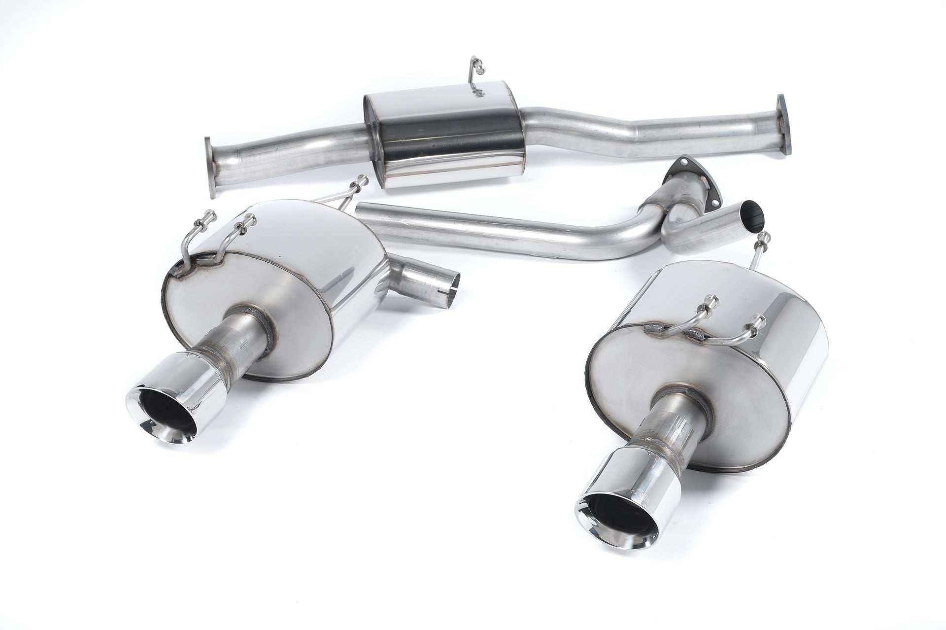 MillTek SSXHO210 Honda S2000 Cat-Back Twin-rear silencer