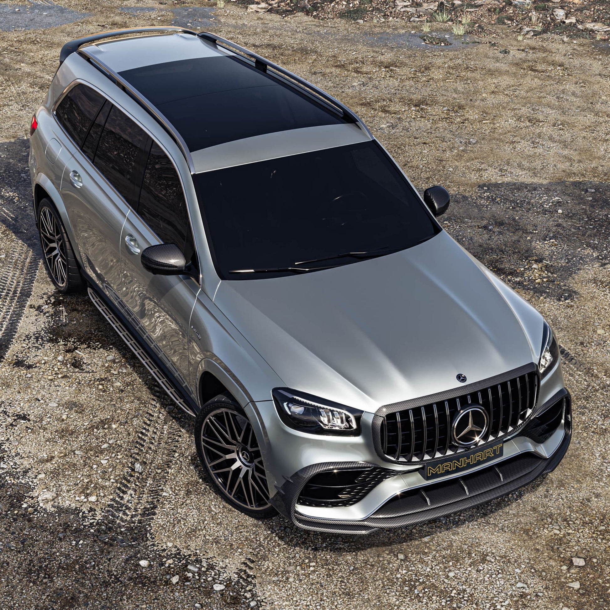 MANHART CARBON FRONT SPOILER FOR MERCEDES-AMG GLS 63