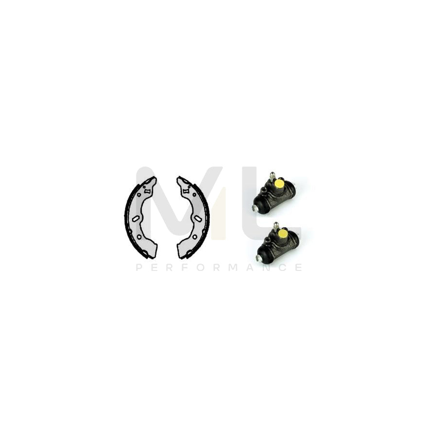 BREMBO STANDARD KIT H 49 005 Brake Shoe Set for MAZDA 121 II Saloon (DB) Ø: 180mm | ML Performance Car Parts