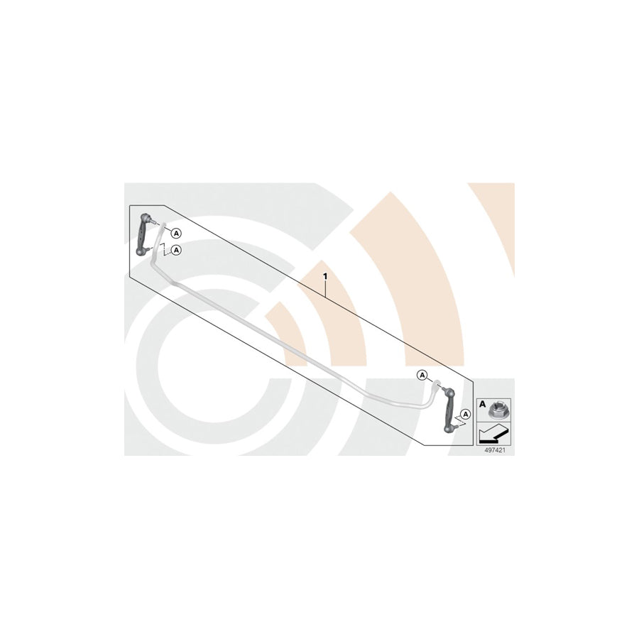 Genuine BMW 33322467067 F30 F20 Repair Kit For Anti-Roll Bar Links VALUE LINE (Inc. 335dX, 330dX & 320i ed) | ML Performance EU