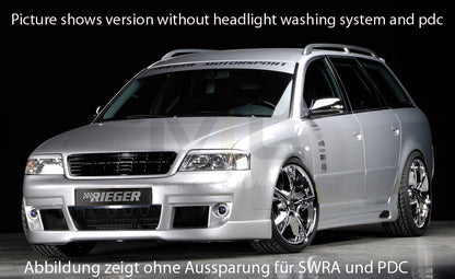 Rieger 00055304 Audi 4B A6 Front Bumper - S6-Look 3 | ML Performance EU Car Parts