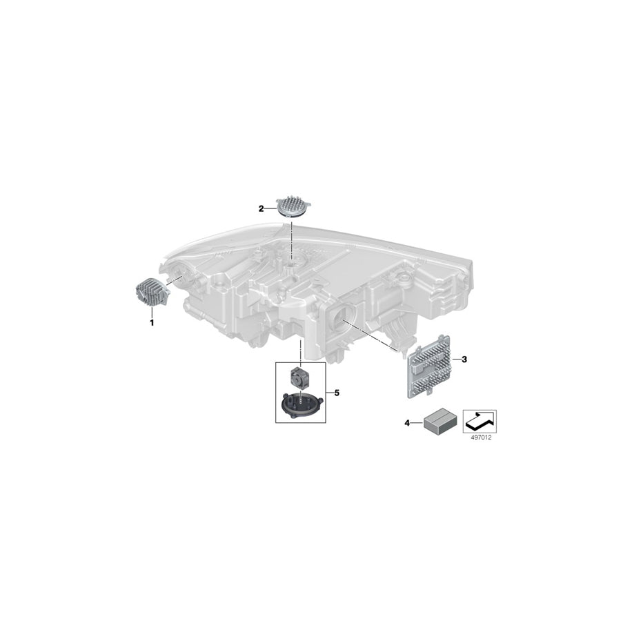 Genuine BMW 63119466177 G07 Led Mod.Turn Sig./Dayti.Runn.Lights Left (Inc. X7 50iX, X7 40iX & X7 M50iX) | ML Performance EU Car Parts