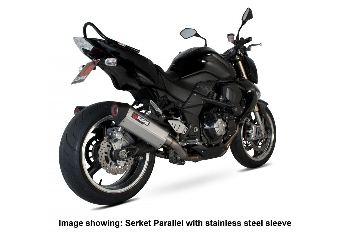 Scorpion RKA79CEO Kawasaki Z1000 Serket Parallel Slip-On (Pair) - Carbon Fibre Sleeve | ML Performance EU EU