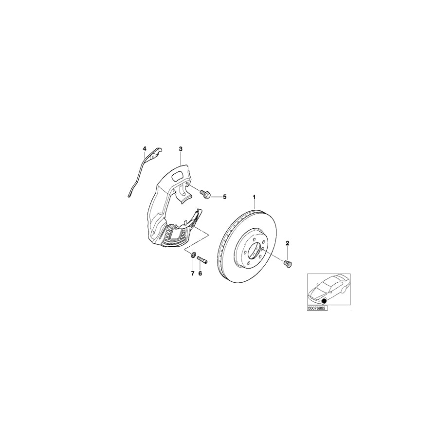 Genuine BMW 34101165225 E39 Left Stone-Chip Deflector (Inc. 525tds, 525i & 523i) | ML Performance EU