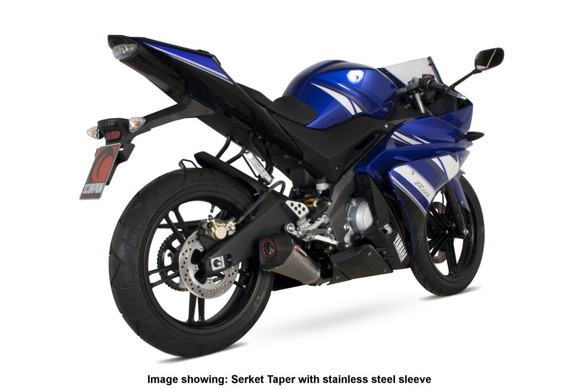 Scorpion RYA90SYSCEO Yamaha YZF-R125 Serket Taper Full System - Carbon Fibre Sleeve | ML Performance EU EU