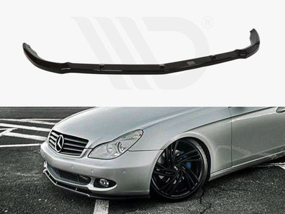 Maxton Design ME-CLS-C219-FD1T Front Splitter Mercedes CLS C219 Standard Bumper (2004-2008) | ML Performance UK Car Parts
