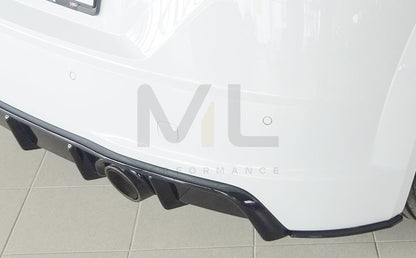 Rieger 00055178 Audi 8J-FV 8S Rear Side Splitter (TT & TTS) 5 | ML Performance EU Car Parts