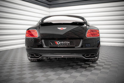 Maxton Design Bentley Continental GT V8 S MK2 Central Rear Splitter (with Vertical Bars)