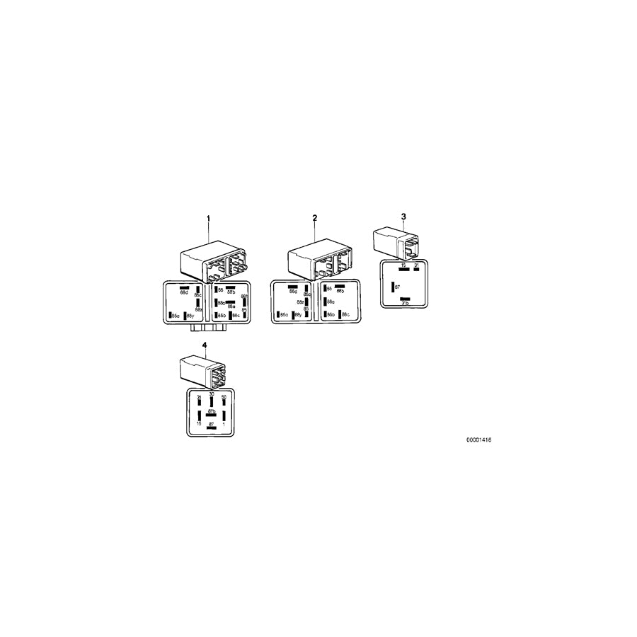 Genuine BMW 13631273139 E23 E12 E24 Relay Combination (Inc. 735i, 745i & 3.0Si) | ML Performance EU Car Parts