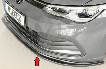 Rieger 00059600 VW Mk8 Golf Front Splitter 5 | ML Performance EU Car Parts