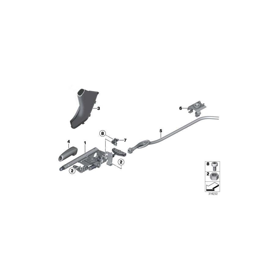 Genuine BMW 34402284874 F83 F82 Clip Retainer (Inc. M4, M3 & M4 GTS) | ML Performance EU