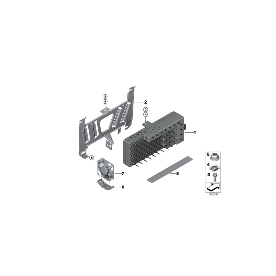 Genuine BMW 65126841965 F32 F82 Amplifier Hifi System (Inc. 430dX, 435dX & 420iX) | ML Performance EU Car Parts