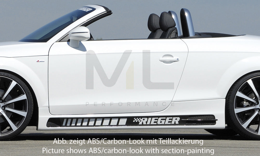 Rieger 00099045 Audi 8J TT Side Skirt 1 | ML Performance EU Car Parts