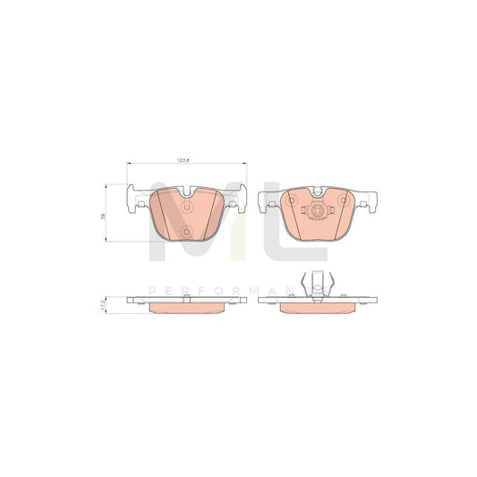 TRW Gdb1937 Brake Pad Set Prepared For Wear Indicator | ML Performance Car Parts