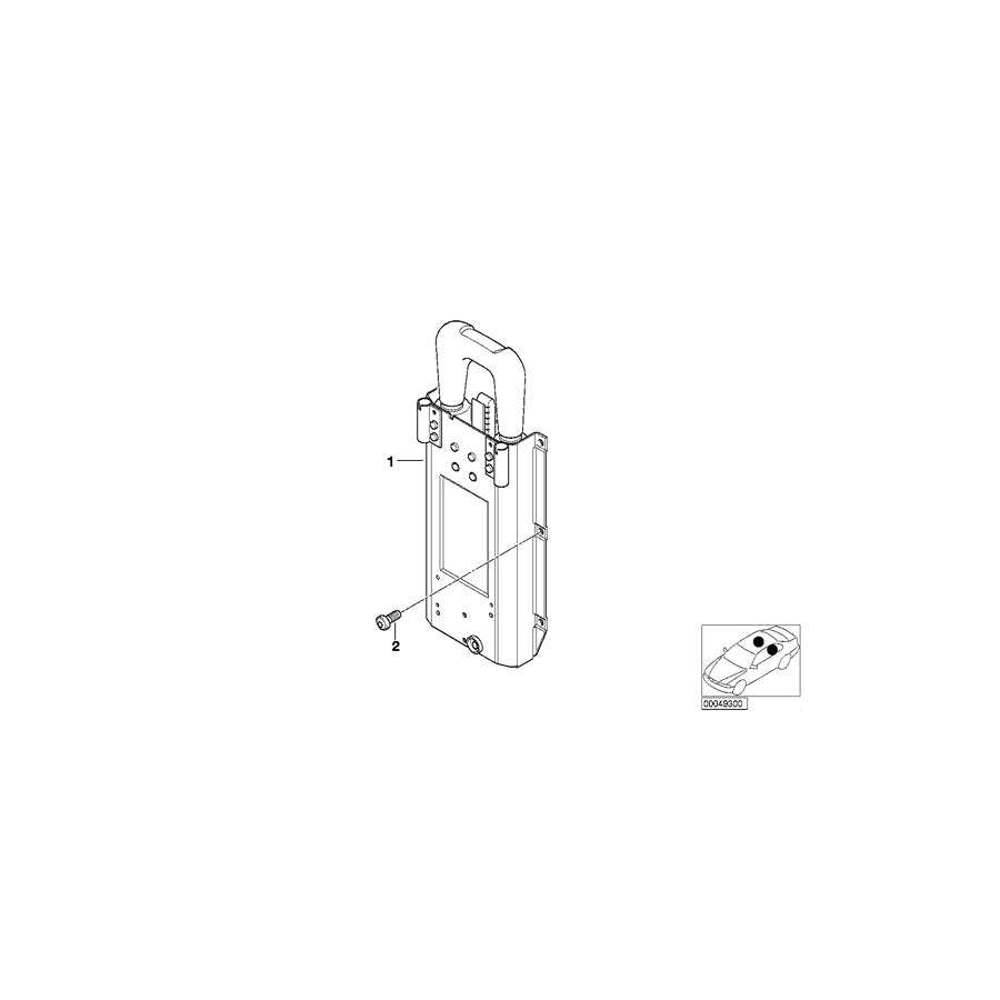 Genuine BMW 54627002442 E46 Fillister-Head Screw M8X20 (Inc. 330Ci, 323Ci & 320Cd) | ML Performance EU Car Parts