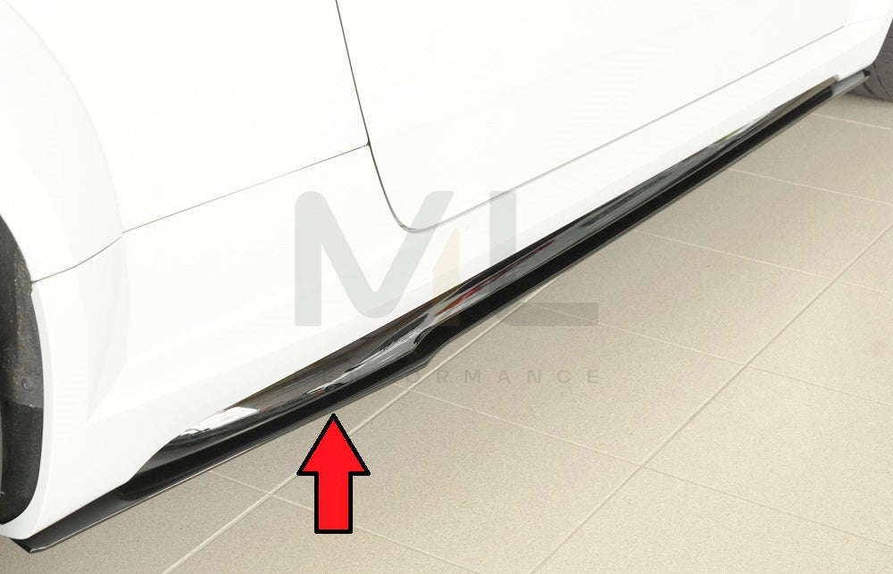 Rieger 00055182 Audi 8J-FV 8S Side Skirt Splitter (TT, TTS & TTRS) 5 | ML Performance EU Car Parts