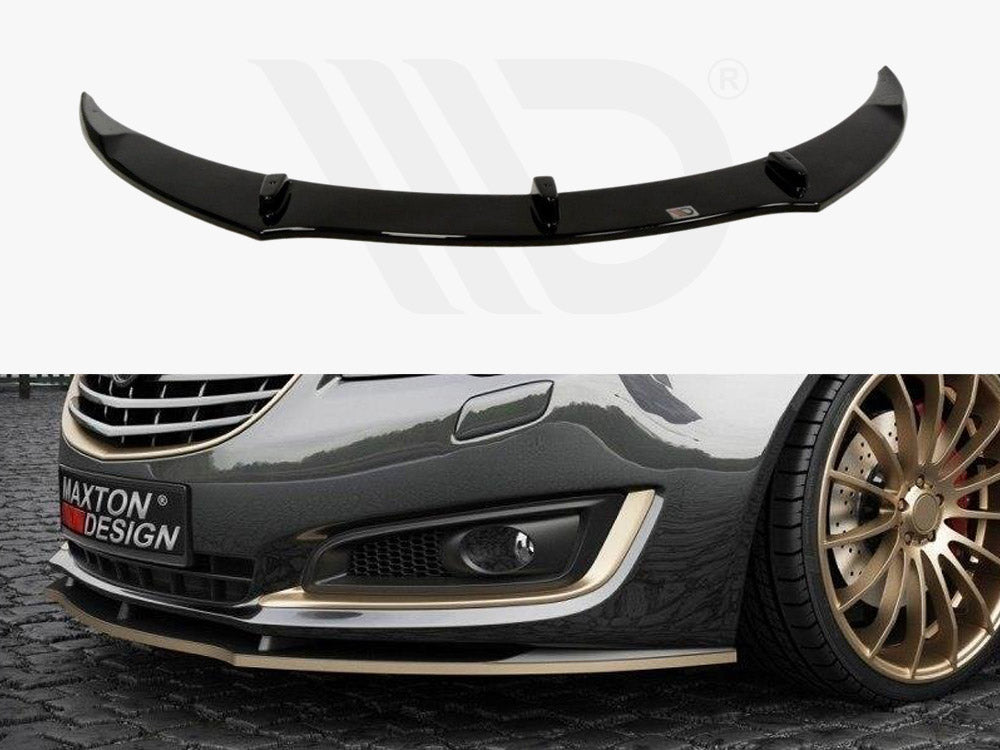 Maxton Design OP-IS-1F-FD1T Front Splitter Opel Insignia (2014-2017) | ML Performance UK Car Parts
