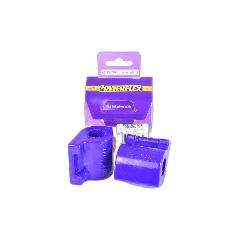 Powerflex PFF12-203-21 Citroen Front Anti Roll Bar Bush 21mm (Inc. C3 & C2) | ML Performance EU Car Parts