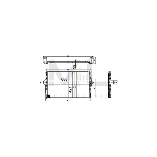 MAHLE ORIGINAL CI 518 000S Intercooler | ML Performance Car Parts