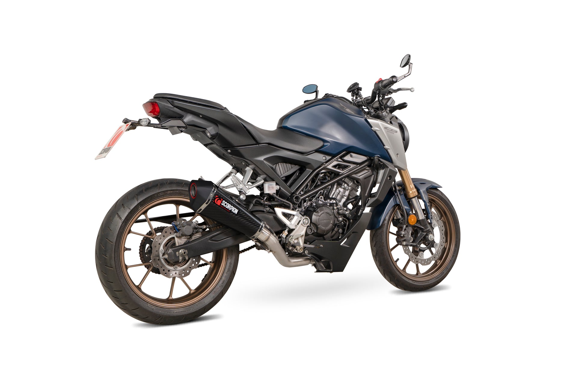 Scorpion RHA198SYSCEO Honda CB 125 R Serket Taper Full System - Carbon Fibre Sleeve | ML Performance EU EU