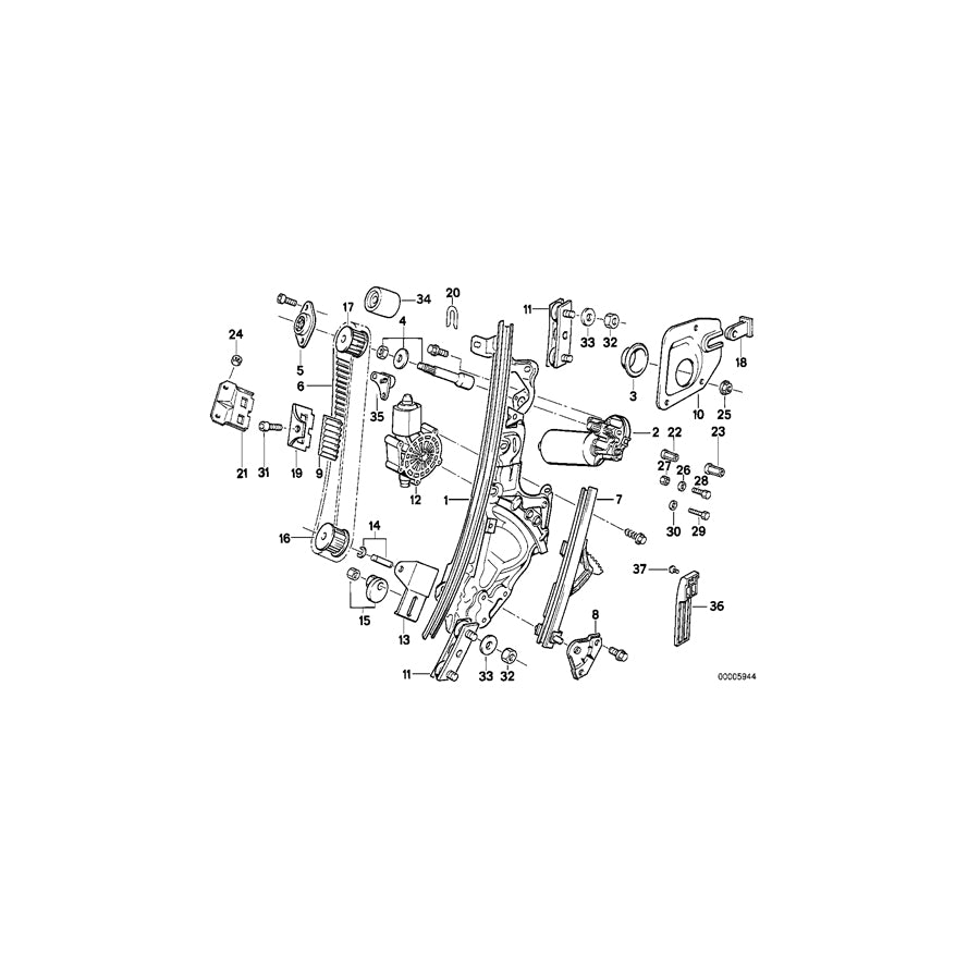 Genuine BMW 51332291091 Roadster Plate (Inc.  & Z1) | ML Performance EU Car Parts