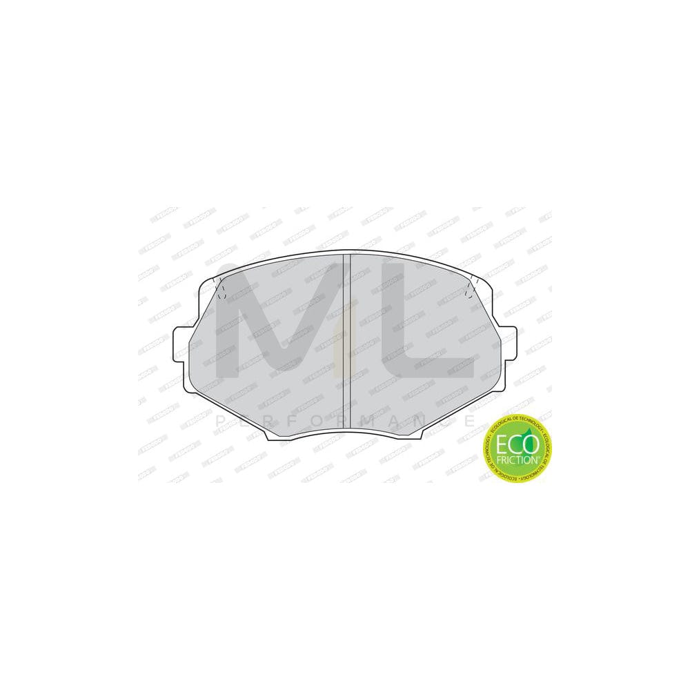 Ferodo Premier Eco Friction Fdb1482 Brake Pad Set Incl. Wear Warning Contact, With Brake Caliper Screws, With Accessories | ML Performance Car Parts