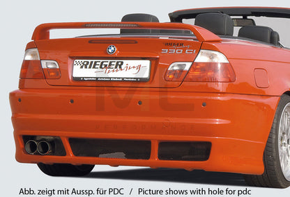 Rieger 00050208 BMW 3 Series E46 Rear Bumper 4 | ML Performance EU Car Parts