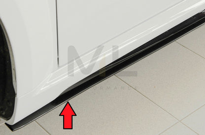 Rieger 00055181 Audi 8J-FV 8S Side Skirt Splitter (TT, TTS & TTRS) 8 | ML Performance EU Car Parts