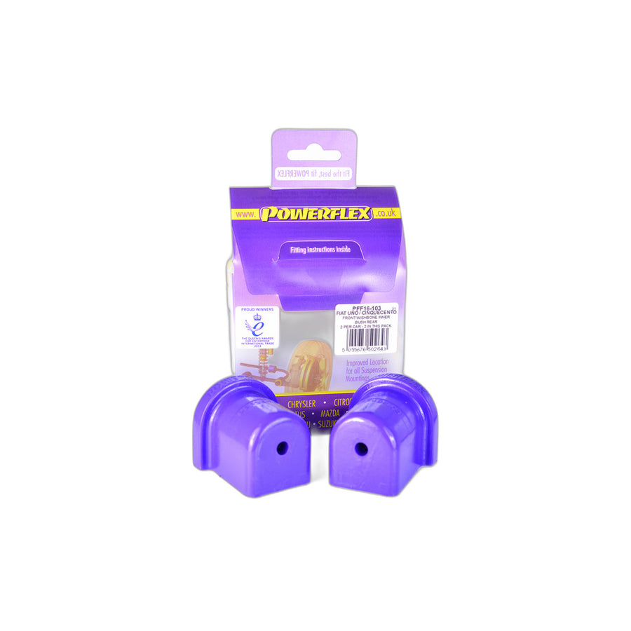 Powerflex PFF16-103 Fiat Front Wishbone Rear Bush (Inc. Uno & Cinquecento) | ML Performance EU Car Parts