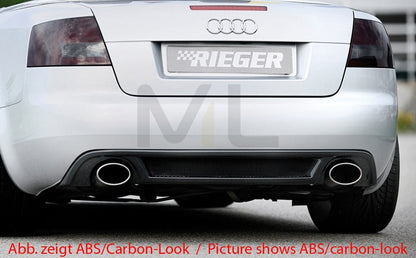 Rieger 00055269 Audi 8H A4 Rear Diffuser 1 | ML Performance EU Car Parts