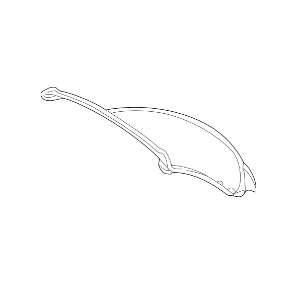 Genuine Lexus 63252-24030 SC430 Roof Seal Rear