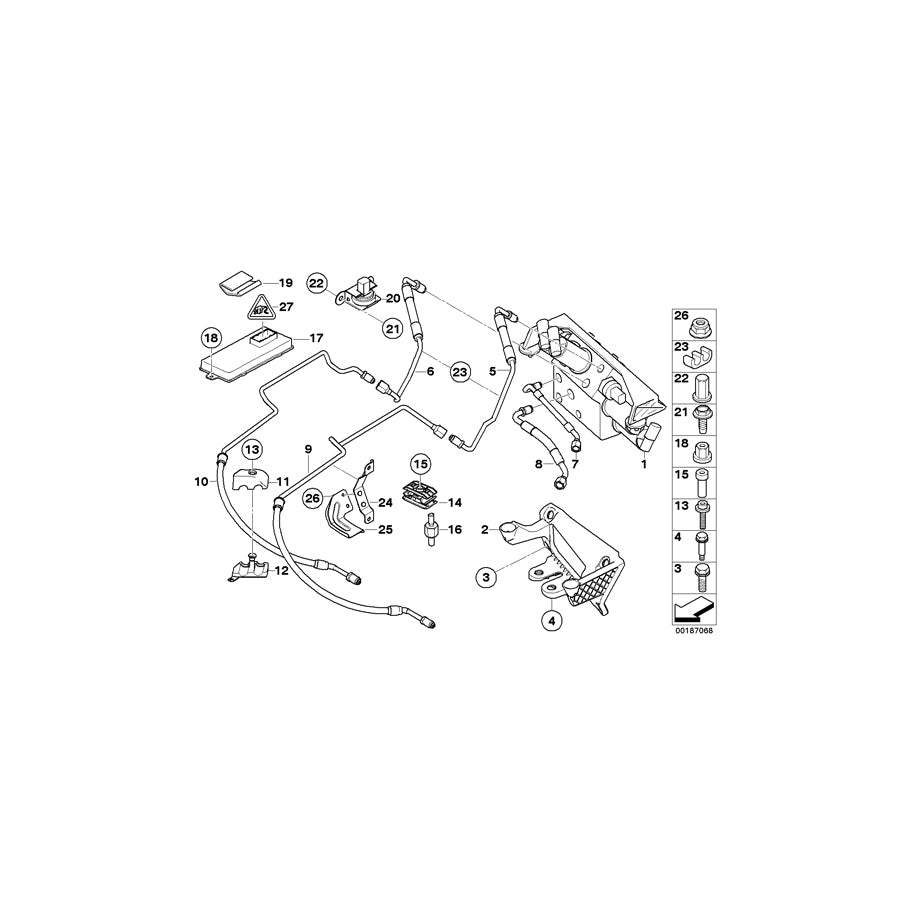 Genuine BMW 37136764364 E61 E64 E60 Adapter (Inc. 630i, 525i & 535i) | ML Performance EU Car Parts