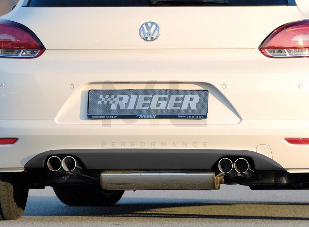 Rieger 00014107 VW 13 Mk3 Scirocco Rear Diffuser 3 | ML Performance EU Car Parts