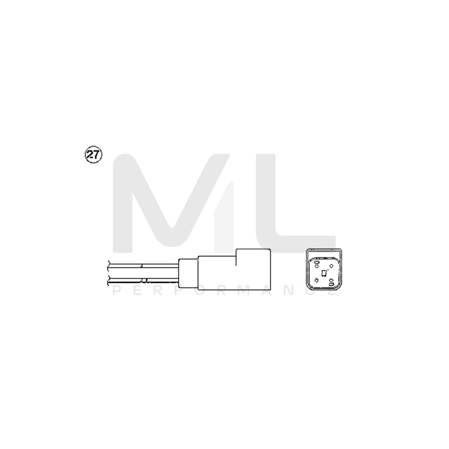 NTK Lambda Sensor / O2 Sensor (NGK 92812) - OZA700-EE3 | ML Car Parts UK | ML Performance