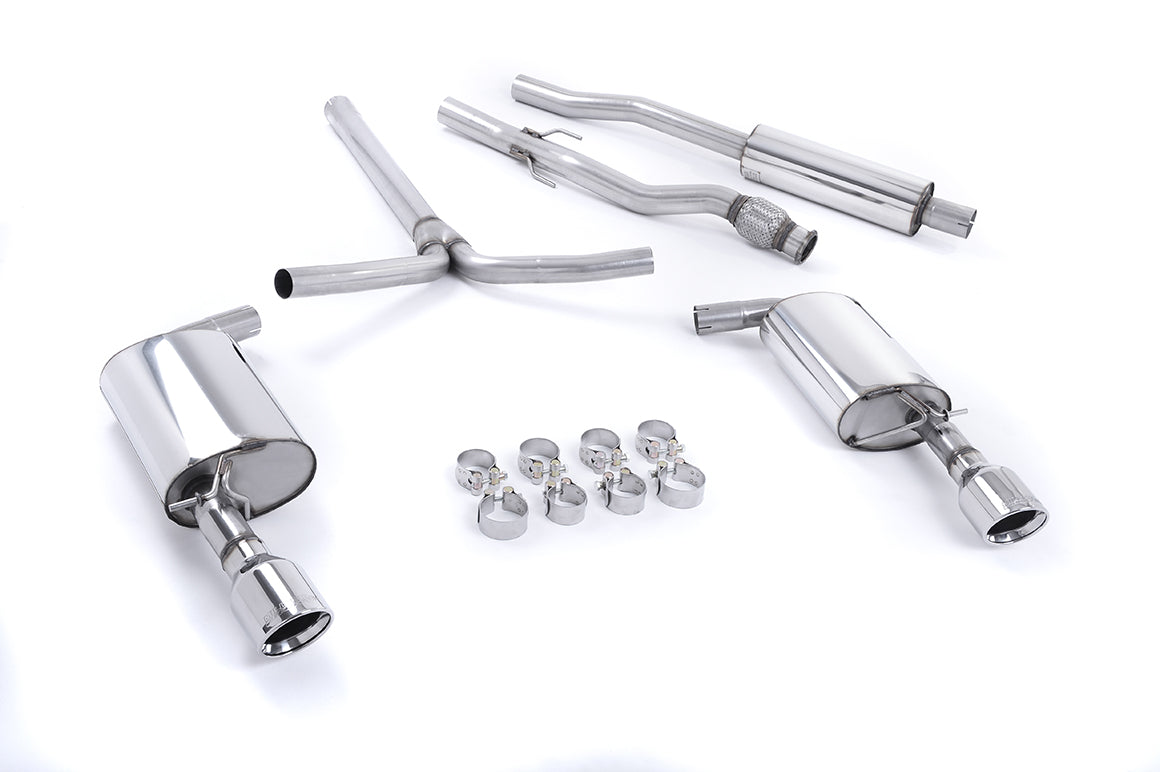 MillTek SSXM020 Mini R55 Cooper S Resonated Cat-Back Exhaust