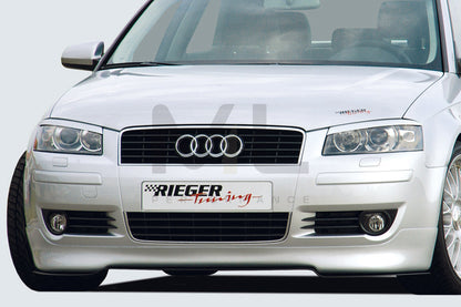 Rieger 00056700 Audi 8P A3 Front Splitter 2 | ML Performance EU Car Parts