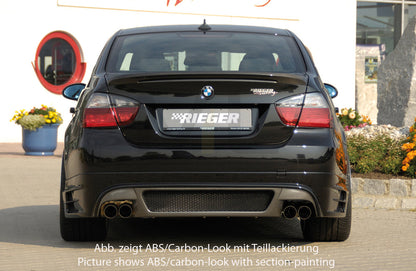 Rieger 00053406 BMW 3 Series E90 E91 Rear Diffuser 9 | ML Performance EU Car Parts