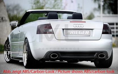 Rieger 00055269 Audi 8H A4 Rear Diffuser 2 | ML Performance EU Car Parts
