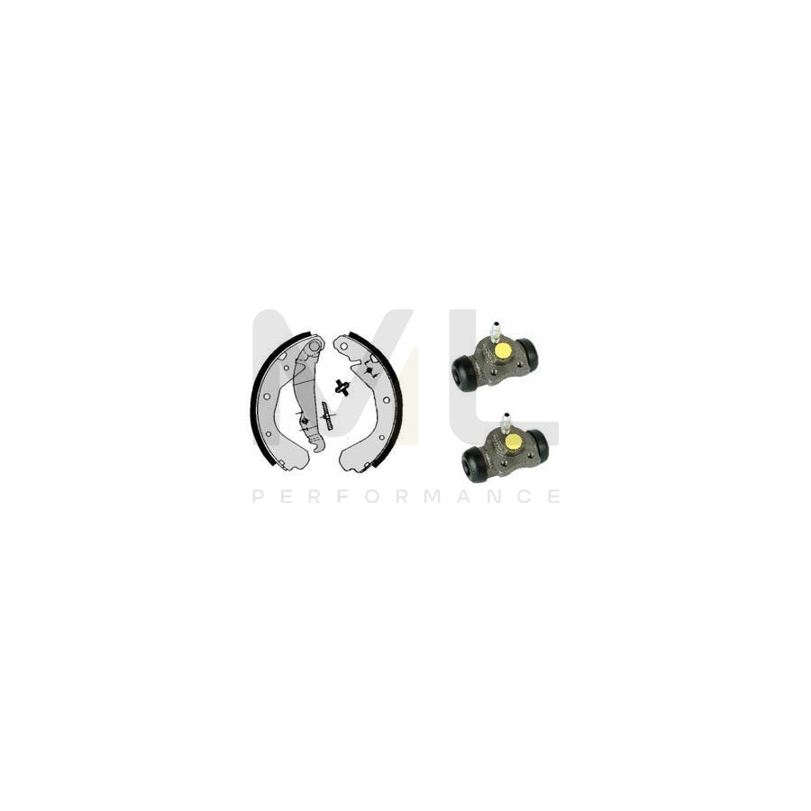 BREMBO STANDARD KIT H 59 018 Brake Shoe Set for OPEL Kadett E Caravan (T85) Ø: 200mm | ML Performance Car Parts
