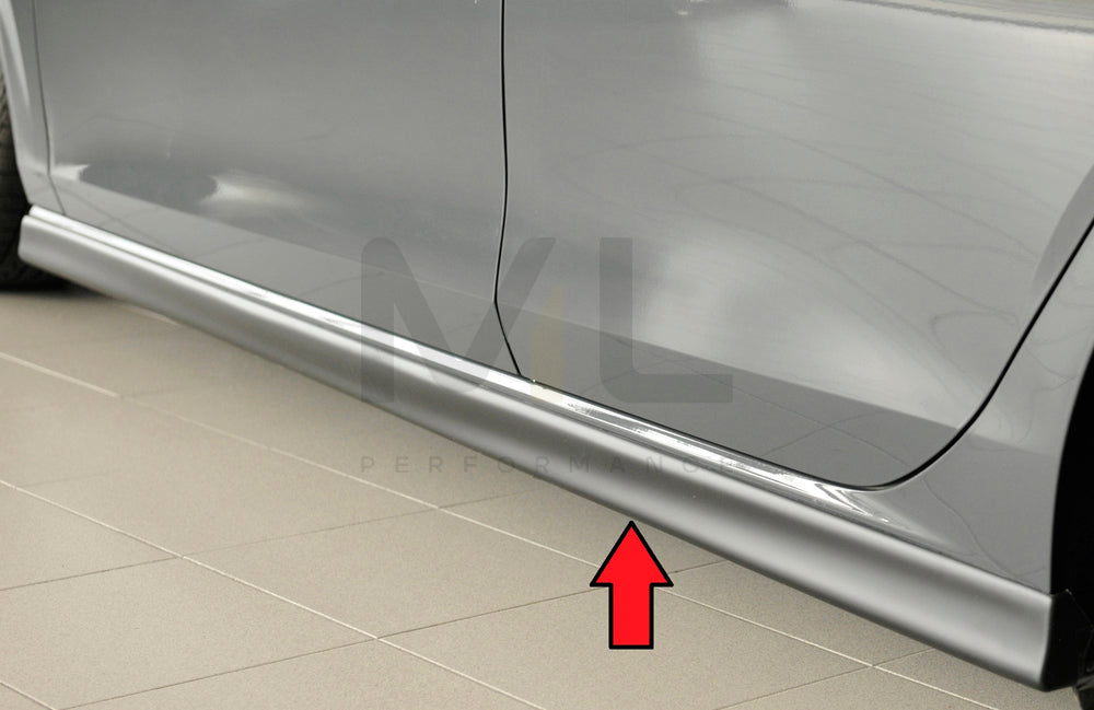Rieger 00059601 VW Mk8 Golf Side Skirt (GTI, GTD & GTE) 1 | ML Performance EU Car Parts