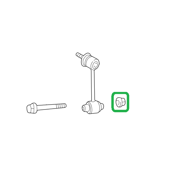 Genuine Lexus 90179-08206 IS Phase 1 Rear Drop Link Lower Nut