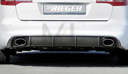 Rieger 00099227 Audi 4F A6 Rear Diffuser 1 | ML Performance EU Car Parts